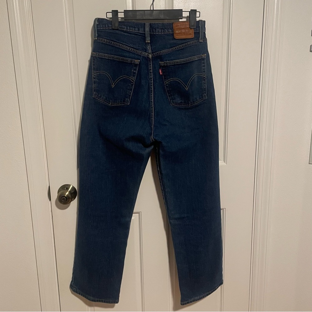 ❌SOLD❌LEVI’S  RIBCAGE STRAIGHT ANKLE WOMEN'S JEANS Size 29 - Picture 2 of 11